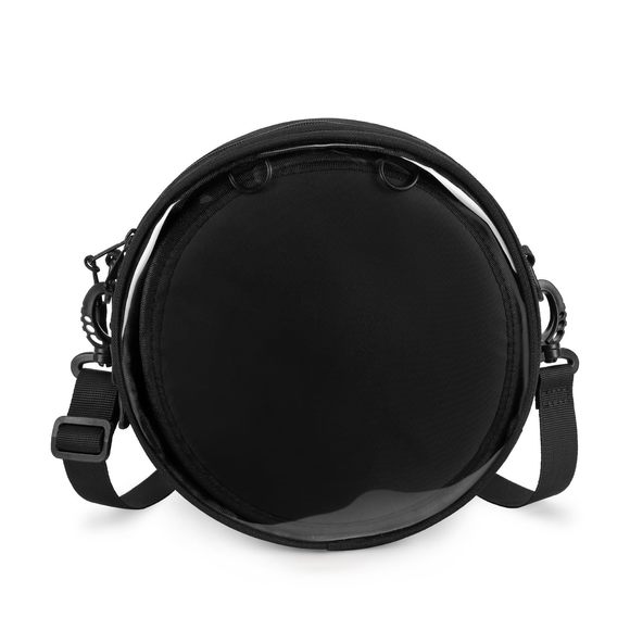 Circle Ita Bag Round Crossbody Bag Ita Purse Pin Display Bag With Insert :v - Picture 1 of 7